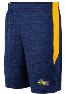 Colosseum Drexel Dragons Mens Navy Blue Curry Shorts