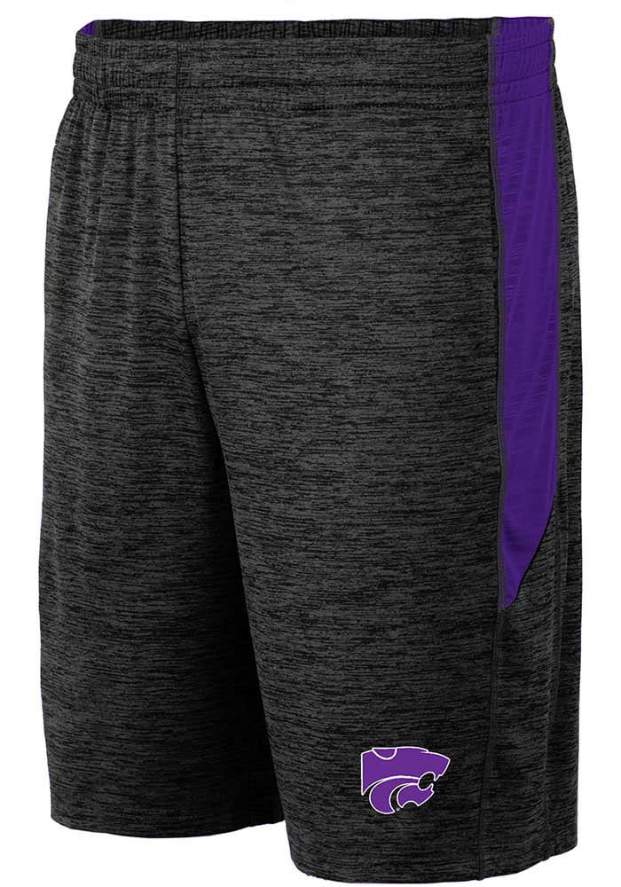 Colosseum K-State Wildcats Mens Black Curry Shorts