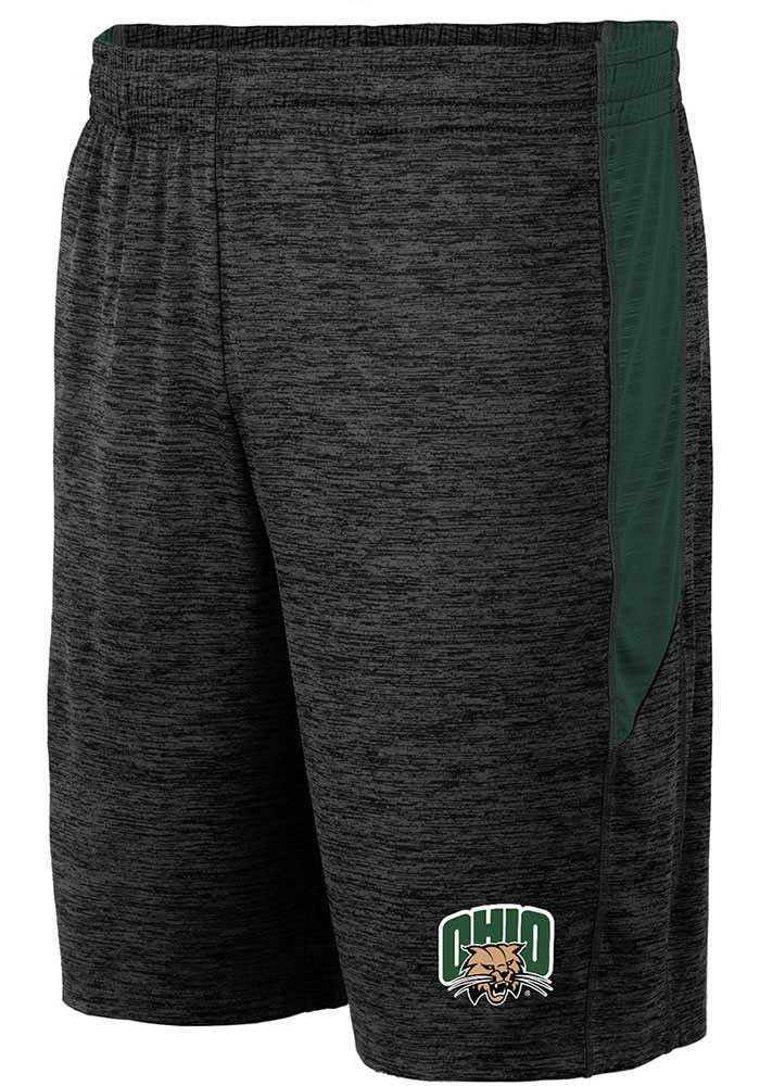 Colosseum Ohio Bobcats Mens Black Curry Shorts