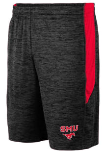 Colosseum SMU Mustangs Mens Black Curry Shorts