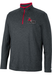 Colosseum Central Missouri Mules Mens Black Tiger Long Sleeve 1/4 Zip Pullover