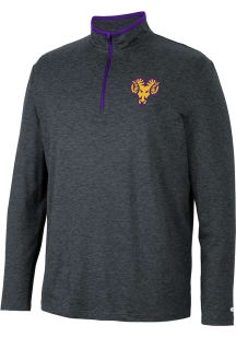 Colosseum West Chester Golden Rams Mens Black Tiger Long Sleeve 1/4 Zip Pullover