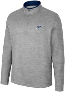 Colosseum Akron Zips Mens Grey Chase Long Sleeve 1/4 Zip Pullover