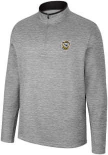 Colosseum Fort Hays State Tigers Mens Grey Chase Long Sleeve 1/4 Zip Pullover