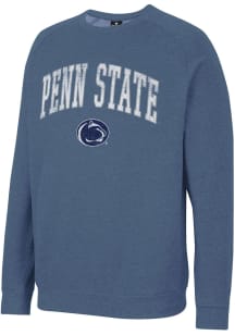 Colosseum Penn State Nittany Lions Mens Blue Parsons Long Sleeve Crew Sweatshirt