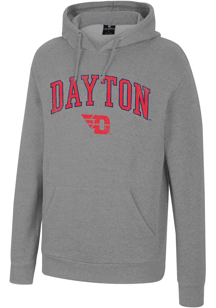 Colosseum Dayton Flyers Mens Allen Long Sleeve Hoodie