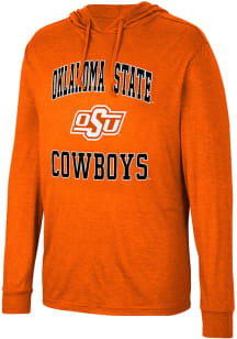 Colosseum Oklahoma State Cowboys Mens Orange Collin Long Sleeve Hoodie