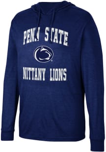 Colosseum Penn State Nittany Lions Mens Navy Blue Collin Long Sleeve Hoodie