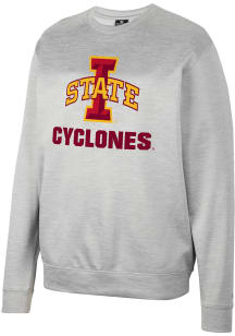 Colosseum Iowa State Cyclones Mens Grey Creed Long Sleeve Sweatshirt