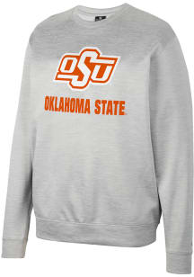Colosseum Oklahoma State Cowboys Mens Grey Creed Long Sleeve Sweatshirt