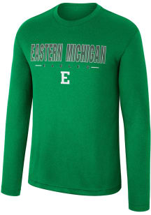 Colosseum Eastern Michigan Eagles Green Messi Long Sleeve T-Shirt
