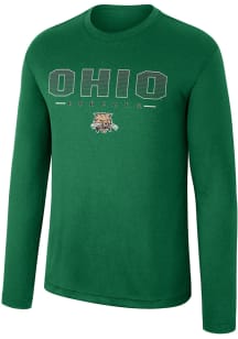 Colosseum Ohio Bobcats Green Messi Long Sleeve T-Shirt