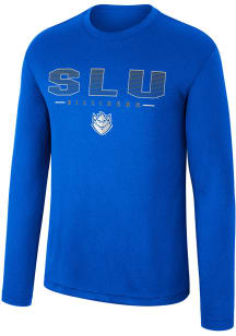 Colosseum Saint Louis Billikens Blue Messi Long Sleeve T-Shirt