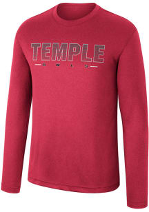 Colosseum Temple Owls Crimson Messi Long Sleeve T-Shirt