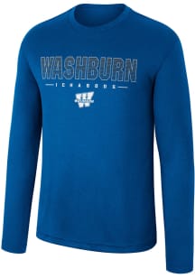 Colosseum Washburn Ichabods Navy Blue Messi Long Sleeve T-Shirt