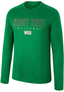 Colosseum Wright State Raiders Green Messi Long Sleeve T-Shirt