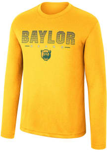 Colosseum Baylor Bears Gold Messi Long Sleeve T-Shirt