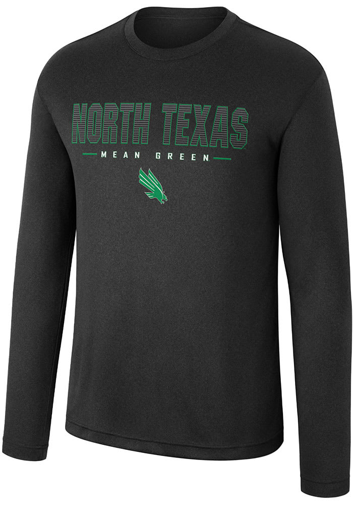 Colosseum North Texas Mean Green Black Messi Long Sleeve T-Shirt