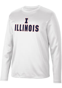 Colosseum Illinois Fighting Illini White Reed Long Sleeve T-Shirt