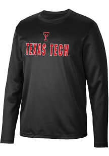 Colosseum Texas Tech Red Raiders Black Reed Long Sleeve T-Shirt