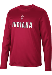 Colosseum Indiana Hoosiers Crimson Reed Long Sleeve T-Shirt