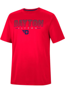 Colosseum Dayton Flyers Red Hamilton Short Sleeve T Shirt