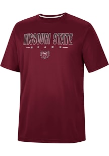 Colosseum Missouri State Bears Maroon Hamilton Short Sleeve T Shirt