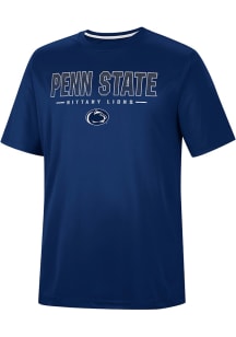 Colosseum Penn State Nittany Lions Navy Blue Hamilton Short Sleeve T Shirt