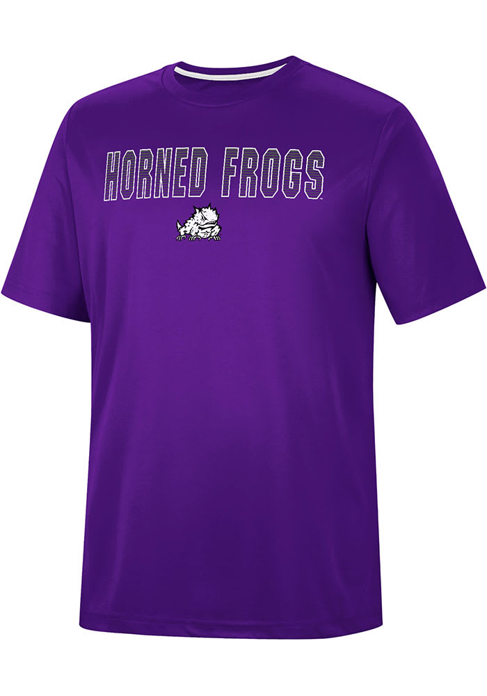 Colosseum TCU Horned Frogs Purple Hamilton Short Sleeve T Shirt