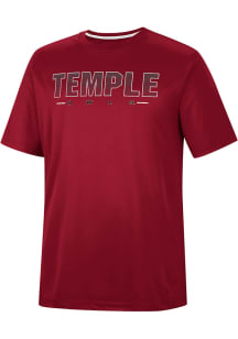 Colosseum Temple Owls Red Hamilton Short Sleeve T Shirt