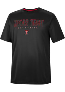 Colosseum Texas Tech Red Raiders Black Hamilton Short Sleeve T Shirt