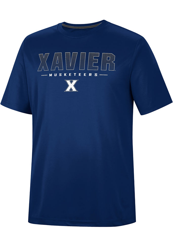 Colosseum Xavier Musketeers Navy Blue Hamilton Short Sleeve T Shirt