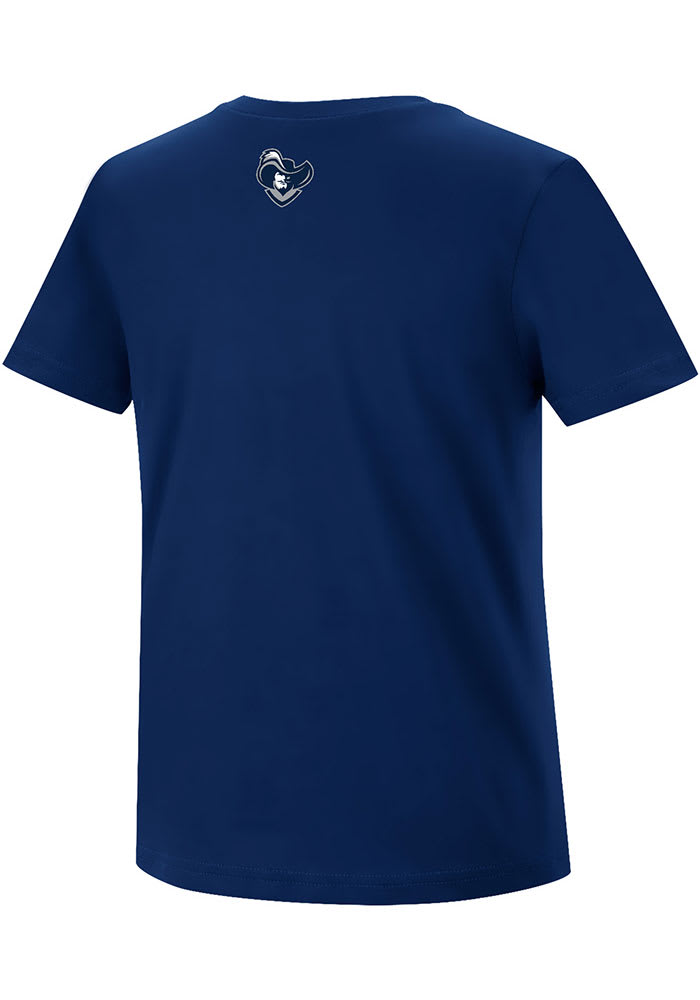 Colosseum Xavier Musketeers Navy Blue Hamilton Short Sleeve T Shirt