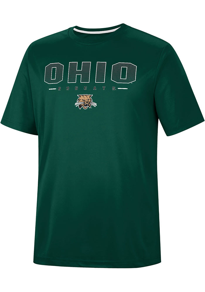 Colosseum Ohio Bobcats Green Hamilton Short Sleeve T Shirt