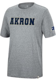Colosseum Akron Zips Grey Crosby Short Sleeve Fashion T Shirt