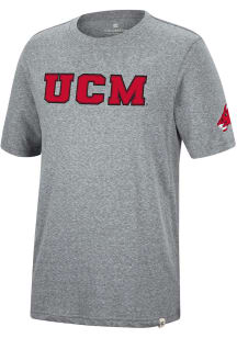Colosseum Central Missouri Mules Grey Crosby Short Sleeve Fashion T Shirt