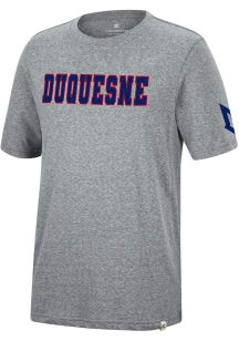 Colosseum Duquesne Dukes Grey Crosby Short Sleeve Fashion T Shirt