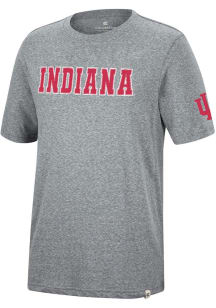 Colosseum Indiana Hoosiers Grey Crosby Short Sleeve Fashion T Shirt