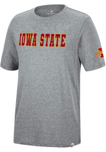Colosseum Iowa State Cyclones Grey Crosby Short Sleeve Fashion T Shirt