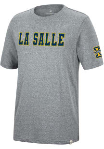 Colosseum La Salle Explorers Grey Crosby Short Sleeve Fashion T Shirt
