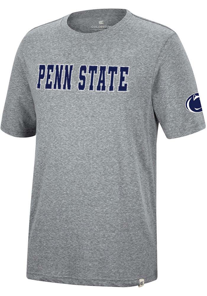 Colosseum Penn State Nittany Lions Grey Crosby Short Sleeve Fashion T Shirt