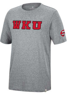 Colosseum Western Kentucky Hilltoppers Grey Crosby Short Sleeve Fashion T Shirt