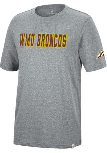 Colosseum Western Michigan Broncos Grey Crosby Short Sleeve Fashion T Shirt