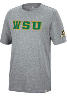 Colosseum Wright State Raiders Grey Crosby Short Sleeve Fashion T Shirt