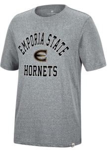 Colosseum Emporia State Hornets Grey Trout Short Sleeve Fashion T Shirt