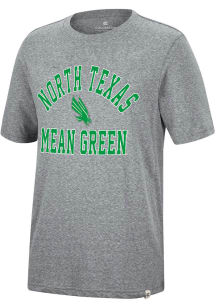Colosseum North Texas Mean Green Grey Trout Short Sleeve Fashion T Shirt