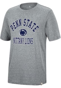 Colosseum Penn State Nittany Lions Grey Trout Short Sleeve Fashion T Shirt