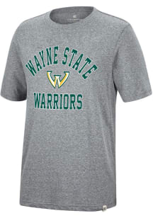 Colosseum Wayne State Warriors Grey Trout Short Sleeve Fashion T Shirt