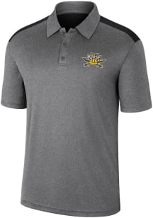 Colosseum Northern Kentucky Norse Mens Charcoal Rahm Short Sleeve Polo