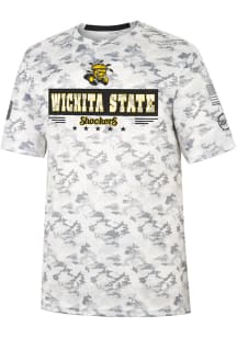 Colosseum Wichita State Shockers Grey Storm Shadow Camo Short Sleeve T Shirt